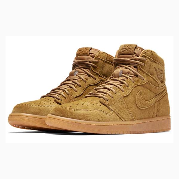 Nike Retro High OG Basketbol Ayakkabısı Air Jordan 1 Erkek Kahverengi | JD-648UA