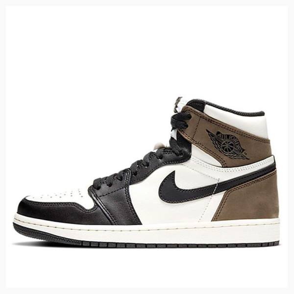 Nike Retro High OG Basketbol Ayakkabısı Air Jordan 1 Erkek Siyah Beyaz Kahverengi | JD-968VL