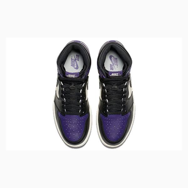 Nike Retro High OG Court Basketbol Ayakkabısı Air Jordan 1 Erkek Mor | JD-072NF