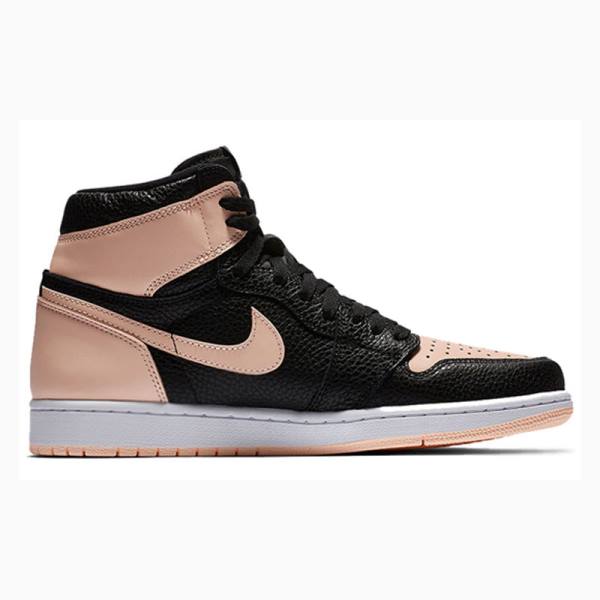 Nike Retro High OG Crimson Tint Basketbol Ayakkabısı Air Jordan 1 Erkek Siyah Pembe | JD-475NX