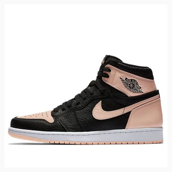 Nike Retro High OG Crimson Tint Basketbol Ayakkabısı Air Jordan 1 Erkek Siyah Pembe | JD-475NX