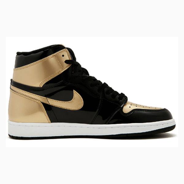 Nike Retro High OG NRG ComplexCon - Gold Top 3 Basketbol Ayakkabısı Air Jordan 1 Erkek Siyah Kırmızı | JD-895PQ