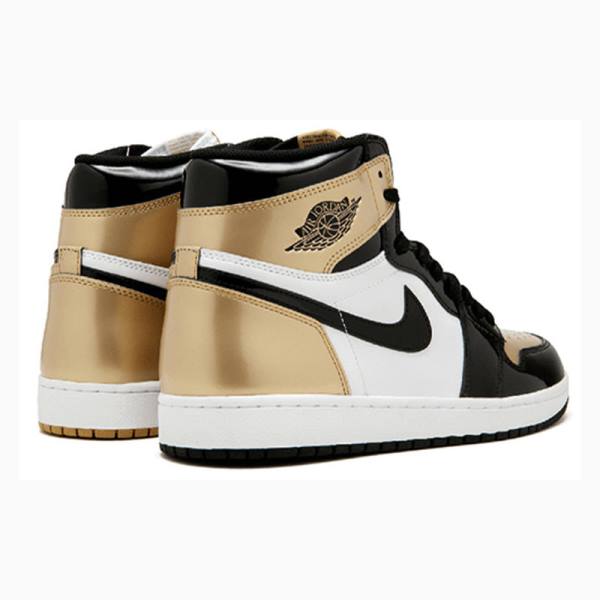 Nike Retro High OG NRG ComplexCon - Gold Top 3 Basketbol Ayakkabısı Air Jordan 1 Erkek Siyah Kırmızı | JD-895PQ