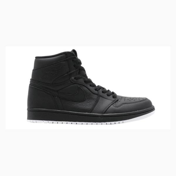 Nike Retro High OG Perforated Pack Basketbol Ayakkabısı Air Jordan 1 Erkek Siyah | JD-832GI