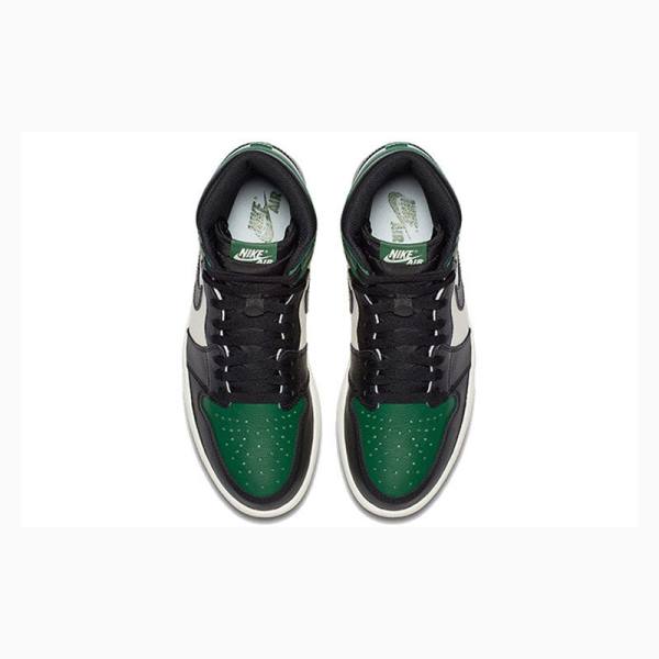 Nike Retro High OG Pine Basketbol Ayakkabısı Air Jordan 1 Erkek Yeşil Siyah | JD-518DN