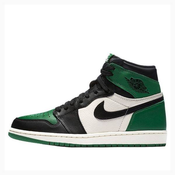 Nike Retro High OG Pine Basketbol Ayakkabısı Air Jordan 1 Erkek Yeşil Siyah | JD-518DN