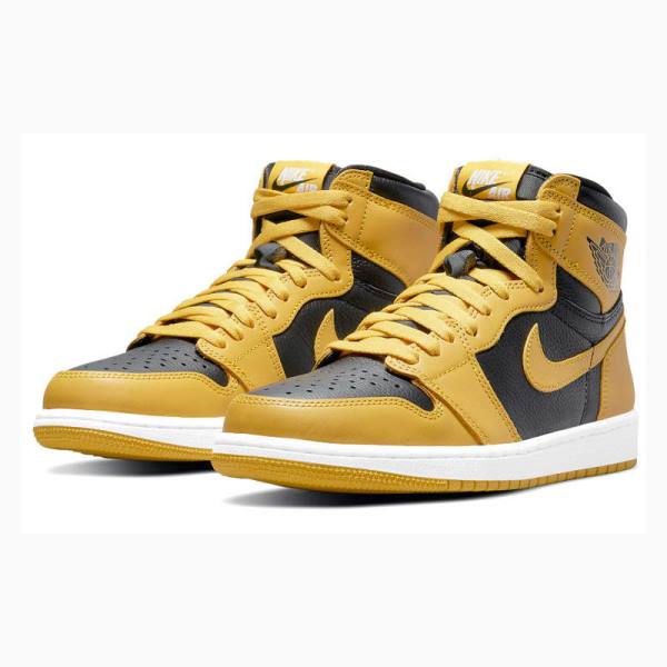 Nike Retro High OG Pollen Basketbol Ayakkabısı Air Jordan 1 Erkek Sarı | JD-623LF