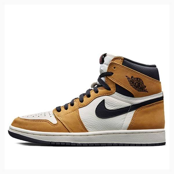 Nike Retro High OG Rookie of the Year Basketbol Ayakkabısı Air Jordan 1 Erkek Kahverengi | JD-294US