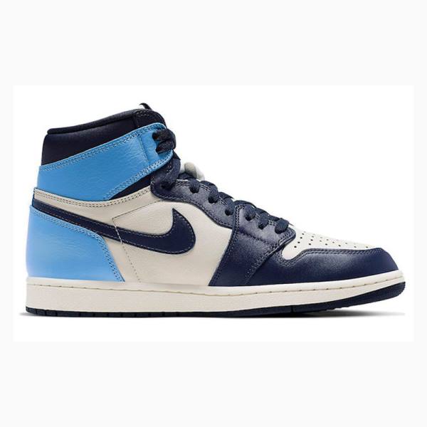 Nike Retro High OG UNC – Obsidian Basketbol Ayakkabısı Air Jordan 1 Erkek Mavi Siyah | JD-918MW