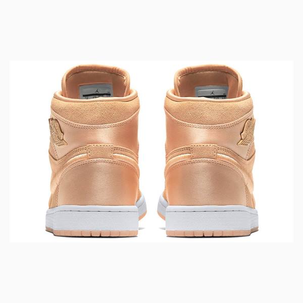 Nike Retro High SOH Ice Peach Basketbol Ayakkabısı Air Jordan 1 Kadın Altın | JD-357DQ