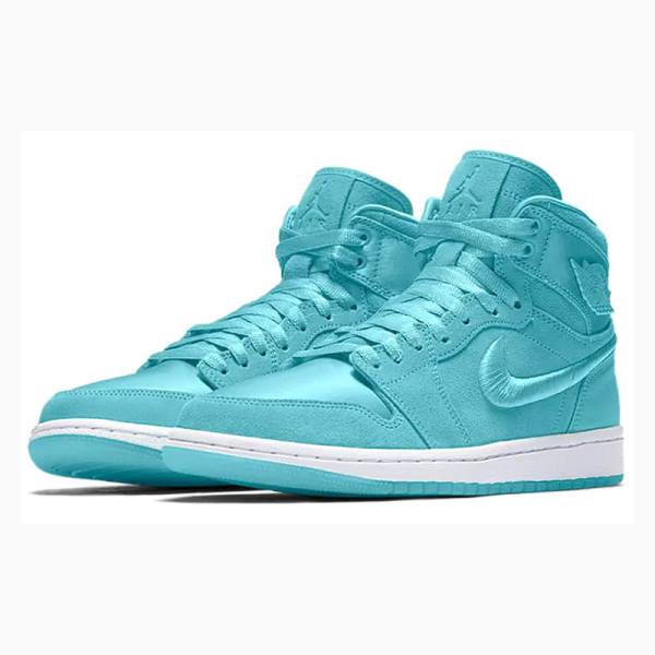 Nike Retro High SOH Light Aqua Basketbol Ayakkabısı Air Jordan 1 Kadın Açık | JD-027UC