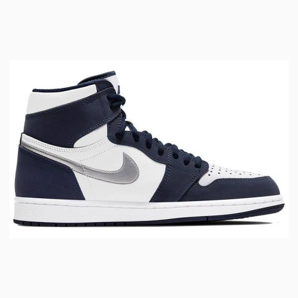 Nike Retro High co.JP 'Midnight Navy' Suitcase Special Box Basketbol Ayakkabısı Air Jordan 1 Erkek Lacivert | JD-439HG