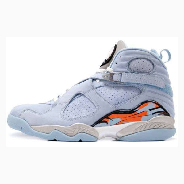 Nike Retro 'Ice Blue' Basketbol Ayakkabısı Air Jordan 8 Kadın Mavi | JD-594EN