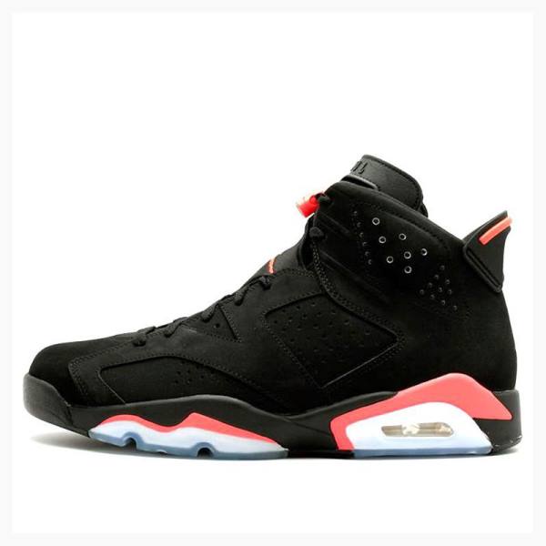 Nike Retro Infrared Basketbol Ayakkabısı Air Jordan 6 Erkek Siyah Kırmızı | JD-981EC