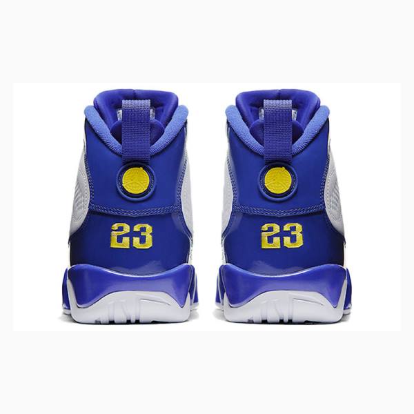 Nike Retro Kobe Bryant Basketbol Ayakkabısı Air Jordan 9 Erkek Beyaz Mavi | JD-420UY