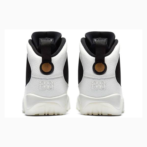 Nike Retro LA All-Star Basketbol Ayakkabısı Air Jordan 9 Erkek Siyah Beyaz | JD-465RD