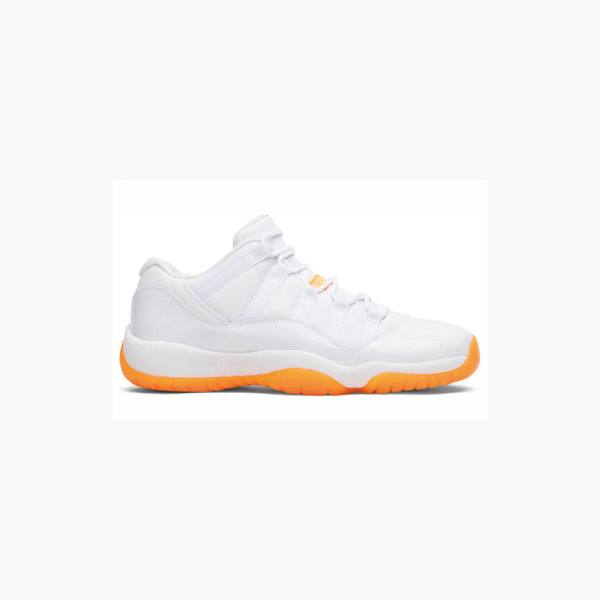 Nike Retro Low Citrus 2001 Spor Ayakkabı Air Jordan 11 Kadın Beyaz Turuncu | JD-807YE