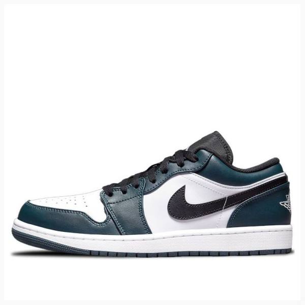 Nike Retro Low Dark Teal Spor Ayakkabı Air Jordan 1 Erkek Zeytin Yeşili | JD-034PN