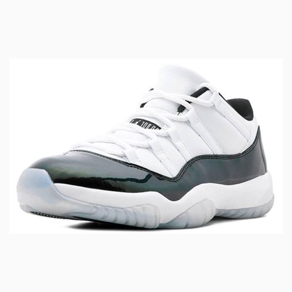 Nike Retro Low Iridescent Spor Ayakkabı Air Jordan 11 Erkek Beyaz Yeşil | JD-289UA