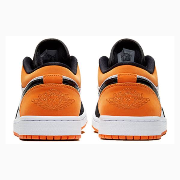 Nike Retro Low Shattered Backboard Spor Ayakkabı Air Jordan 1 Erkek Turuncu Siyah | JD-946JH