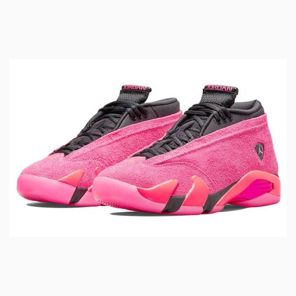 Nike Retro Low Shocking Spor Ayakkabı Air Jordan 14 Kadın Pembe | JD-498EH