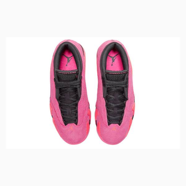 Nike Retro Low Shocking Spor Ayakkabı Air Jordan 14 Kadın Pembe | JD-498EH