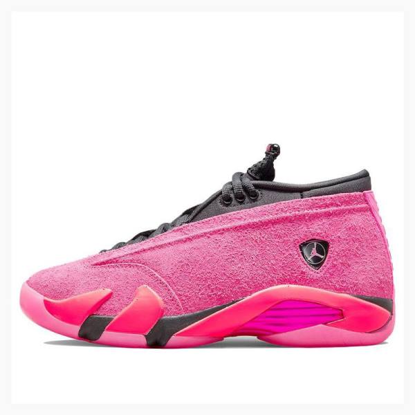 Nike Retro Low Shocking Spor Ayakkabı Air Jordan 14 Kadın Pembe | JD-498EH