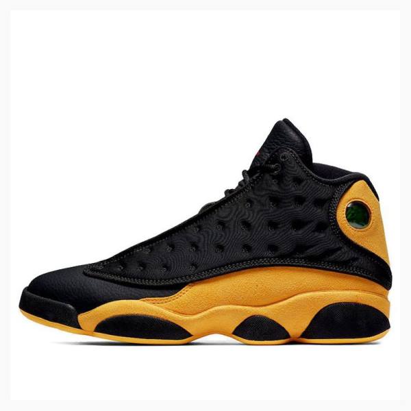 Nike Retro Melo - Class of 2002 Basketbol Ayakkabısı Air Jordan 13 Erkek Sarı Siyah | JD-059VM