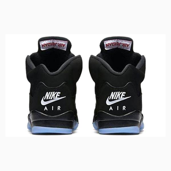 Nike Retro Metallic Basketbol Ayakkabısı Air Jordan 5 Erkek Siyah Gümüş | JD-756CL