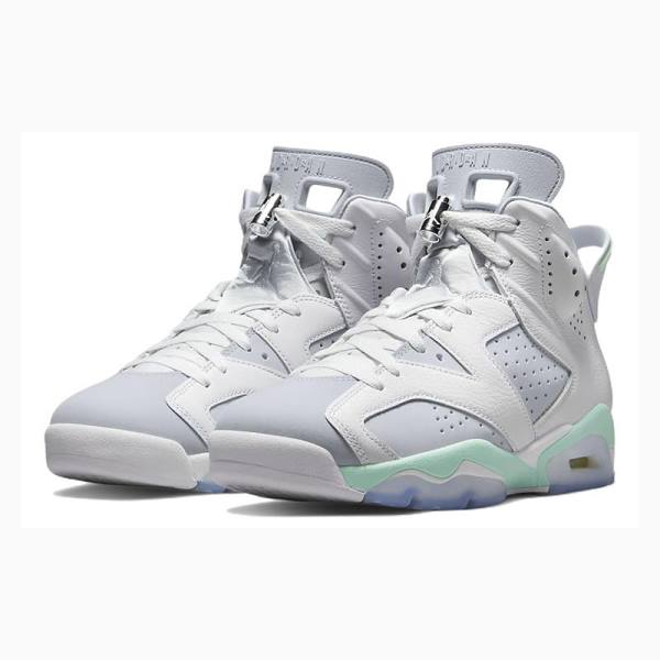 Nike Retro Mint Foam Basketbol Ayakkabısı Air Jordan 6 Kadın Beyaz | JD-859XI