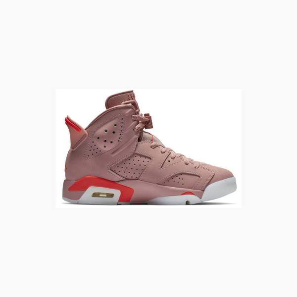 Nike Retro NRG Rust Basketbol Ayakkabısı Air Jordan 6 Kadın Pembe | JD-521LT