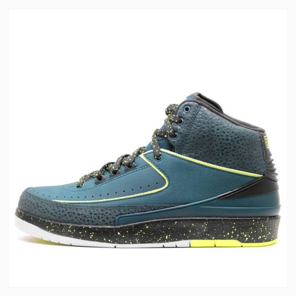 Nike Retro Nightshade Volt Ice Basketbol Ayakkabısı Air Jordan 2 Erkek Mavi Gri | JD-036XQ