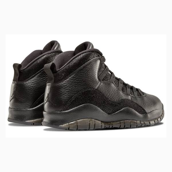 Nike Retro OVO Basketbol Ayakkabısı Air Jordan 10 Erkek Siyah | JD-458LU