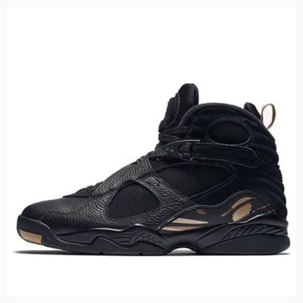 Nike Retro OVO Metallic Basketbol Ayakkabısı Air Jordan 8 Erkek Siyah | JD-938BQ