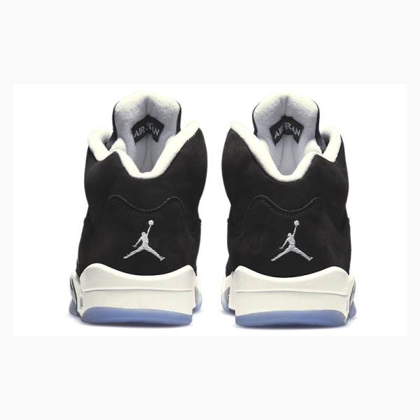 Nike Retro Oreo Basketbol Ayakkabısı Air Jordan 5 Erkek Siyah Beyaz | JD-360XI