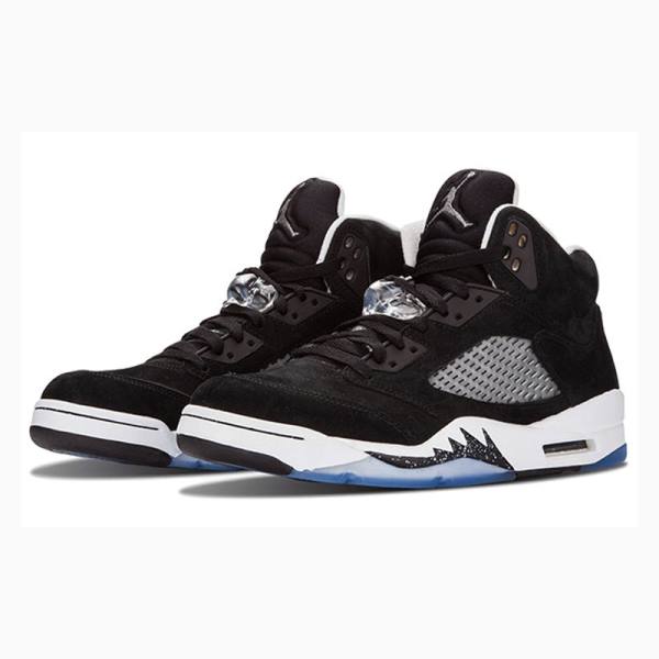 Nike Retro Oreo Basketbol Ayakkabısı Air Jordan 5 Erkek Siyah | JD-390LX