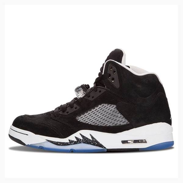 Nike Retro Oreo Basketbol Ayakkabısı Air Jordan 5 Erkek Siyah | JD-390LX