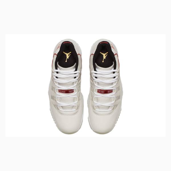 Nike Retro Platinum Tint Basketbol Ayakkabısı Air Jordan 11 Erkek Beyaz | JD-471IS