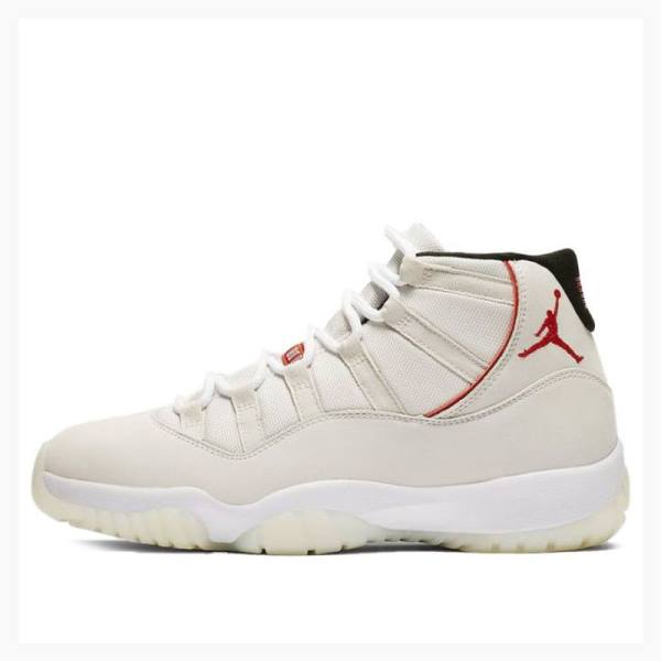 Nike Retro Platinum Tint Basketbol Ayakkabısı Air Jordan 11 Erkek Beyaz | JD-471IS