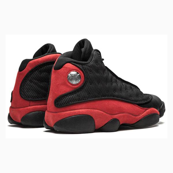 Nike Retro Playoffs Basketbol Ayakkabısı Air Jordan 13 Erkek Siyah Kırmızı | JD-486TF