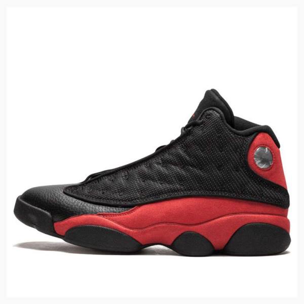 Nike Retro Playoffs Basketbol Ayakkabısı Air Jordan 13 Erkek Siyah Kırmızı | JD-486TF