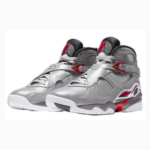 Nike Retro Reflective Bugs Bunny Basketbol Ayakkabısı Air Jordan 8 Erkek Gümüş | JD-207AC