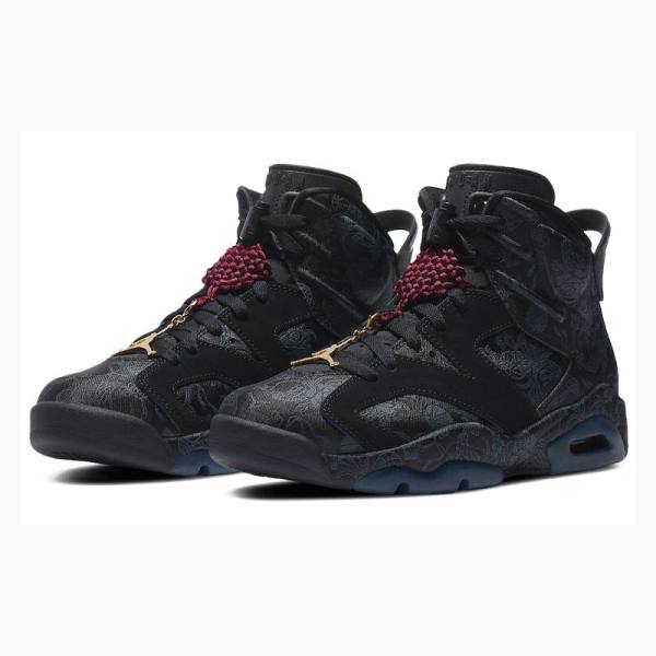 Nike Retro SD Singles Day Basketbol Ayakkabısı Air Jordan 6 Kadın Siyah | JD-609CZ