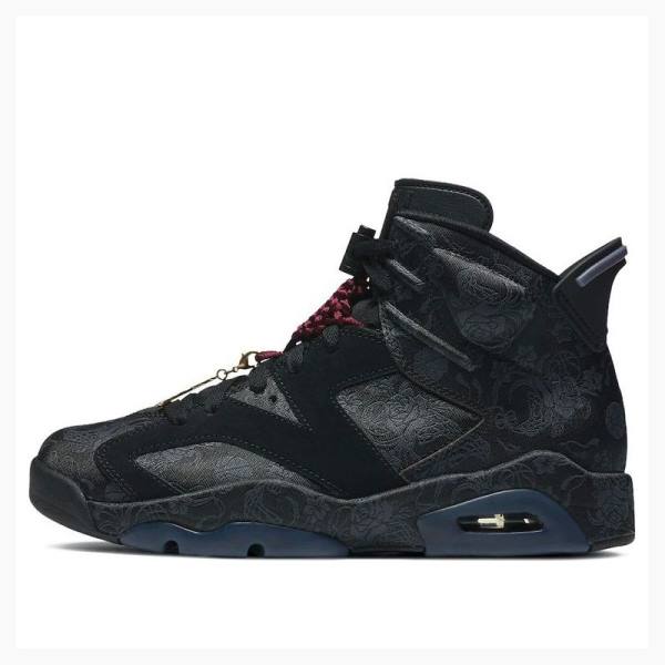 Nike Retro SD Singles Day Basketbol Ayakkabısı Air Jordan 6 Kadın Siyah | JD-609CZ