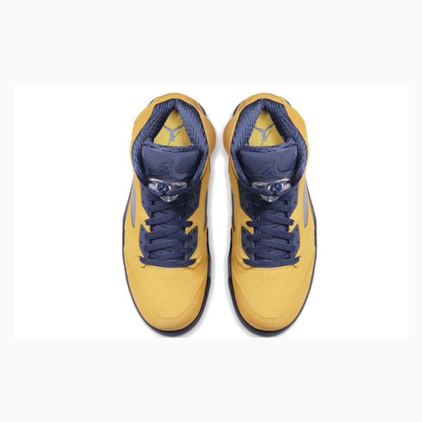 Nike Retro SE Michigan Basketbol Ayakkabısı Air Jordan 5 Erkek Sarı | JD-938PU