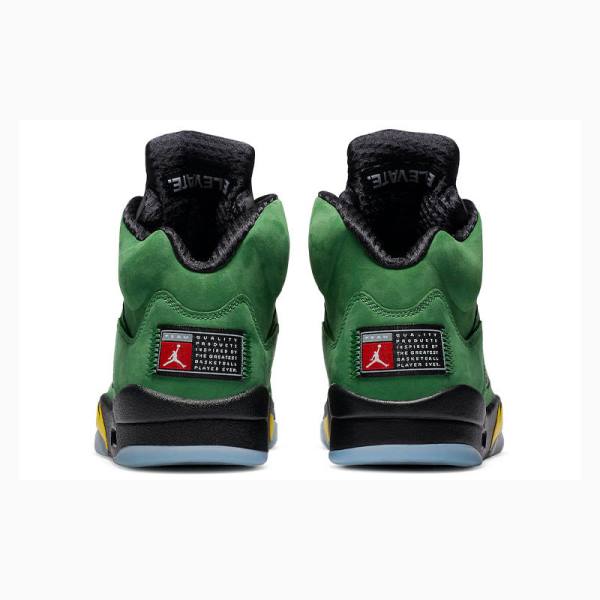 Nike Retro SE Oregon Basketbol Ayakkabısı Air Jordan 5 Erkek Yeşil | JD-261JR