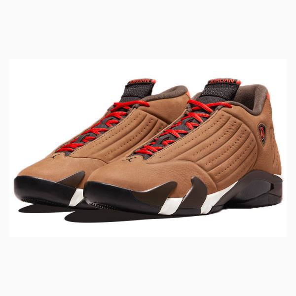 Nike Retro SE Winterized Basketbol Ayakkabısı Air Jordan 14 Erkek Kahverengi | JD-265ME