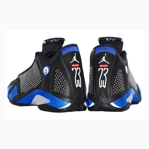 Nike Retro SP Supreme Basketbol Ayakkabısı Air Jordan 14 Erkek Siyah Mavi | JD-817DT