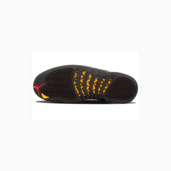 Nike Retro Taxi Basketbol Ayakkabısı Air Jordan 12 Erkek Beyaz Siyah | JD-657NQ