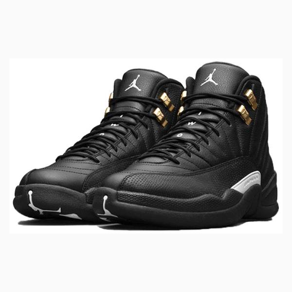 Nike Retro The Master Basketbol Ayakkabısı Air Jordan 12 Erkek Siyah | JD-591YV